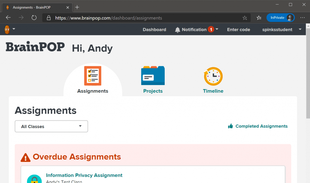 BrainPOP Student Login Campbell Commons